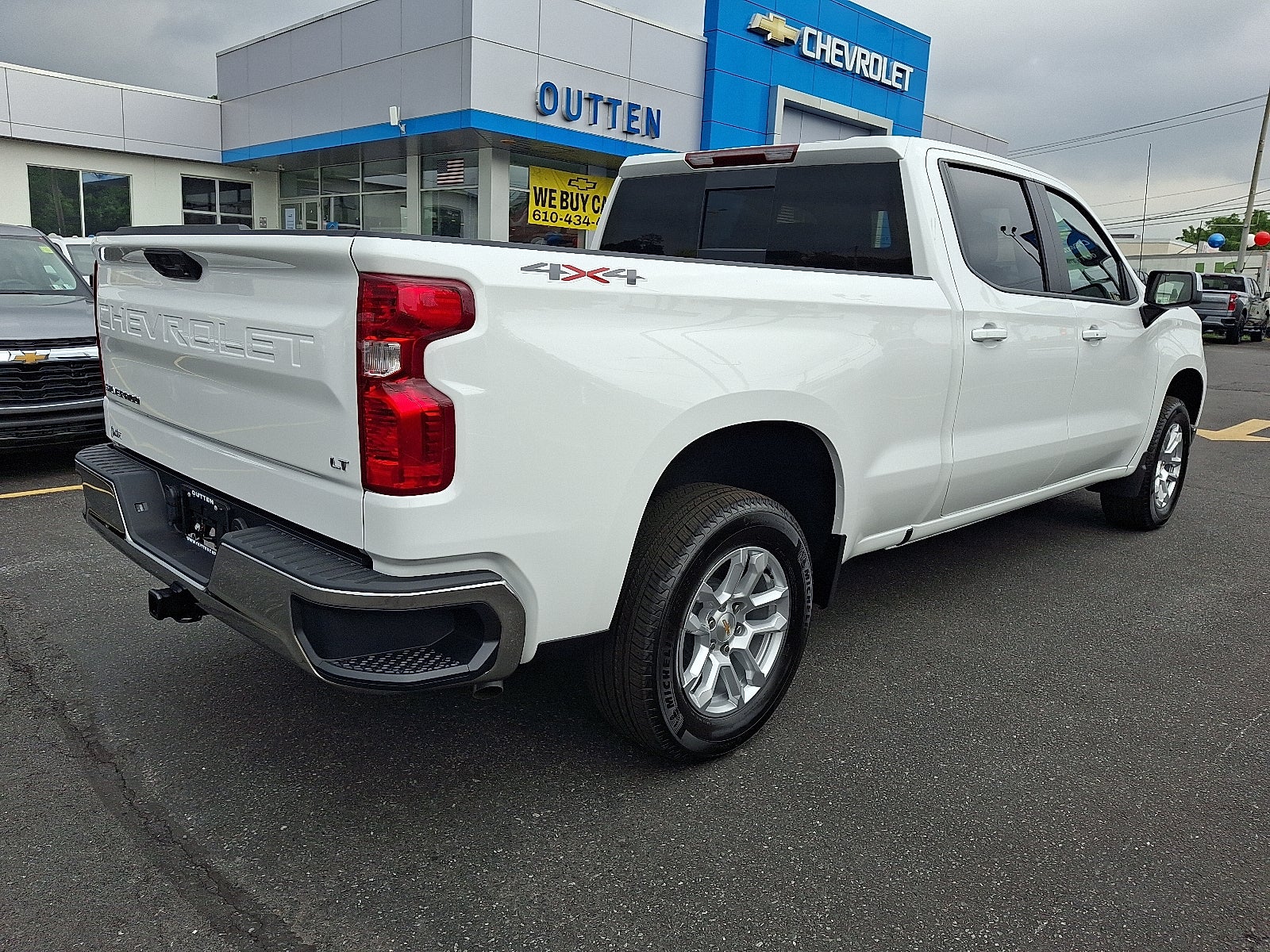 2026 Chevrolet Silverado 1500 — rear three-quarter view