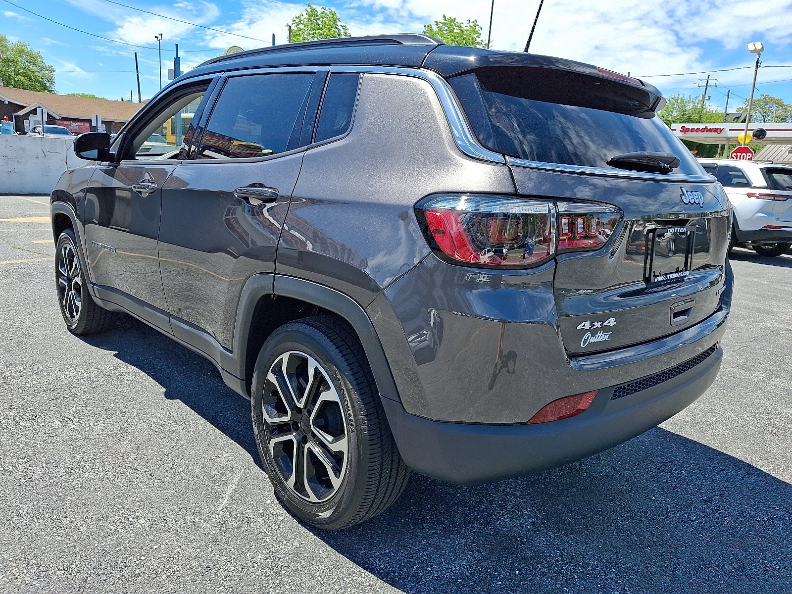2022 Jeep Compass — rear three-quarter view