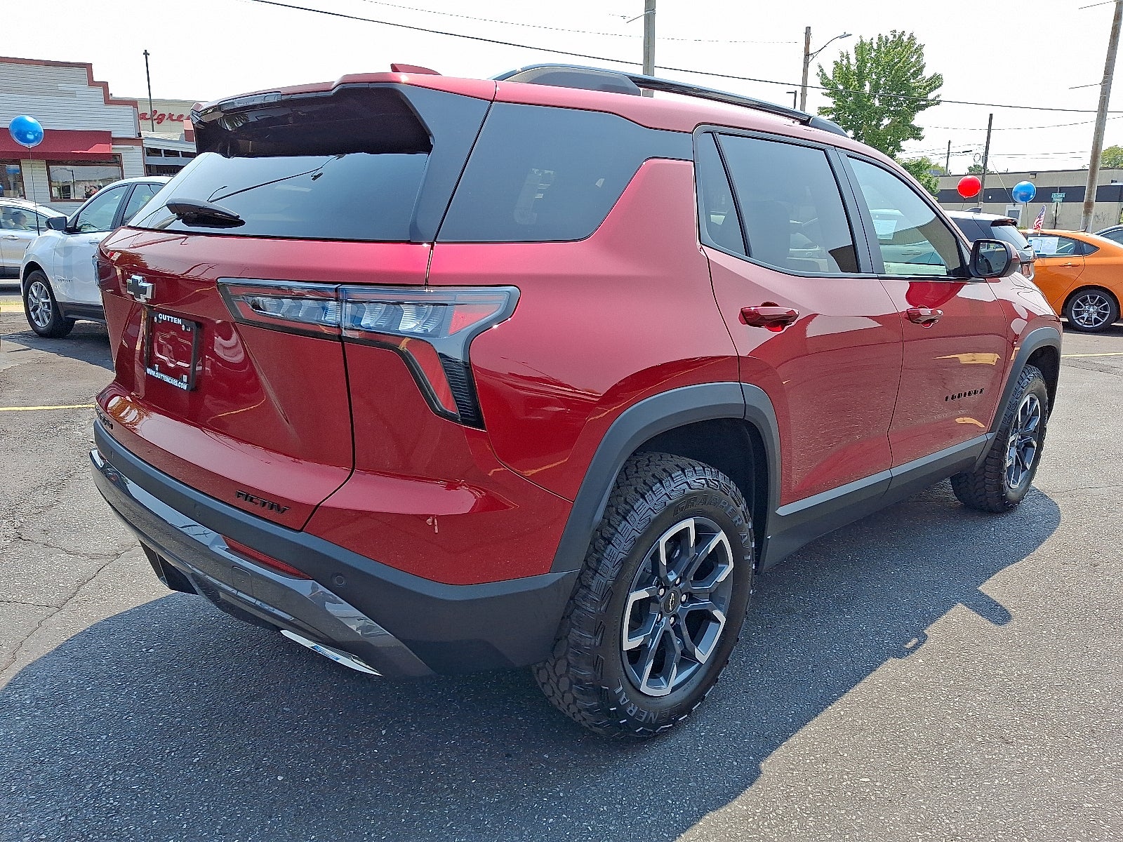2027 Chevrolet Equinox — rear three-quarter view