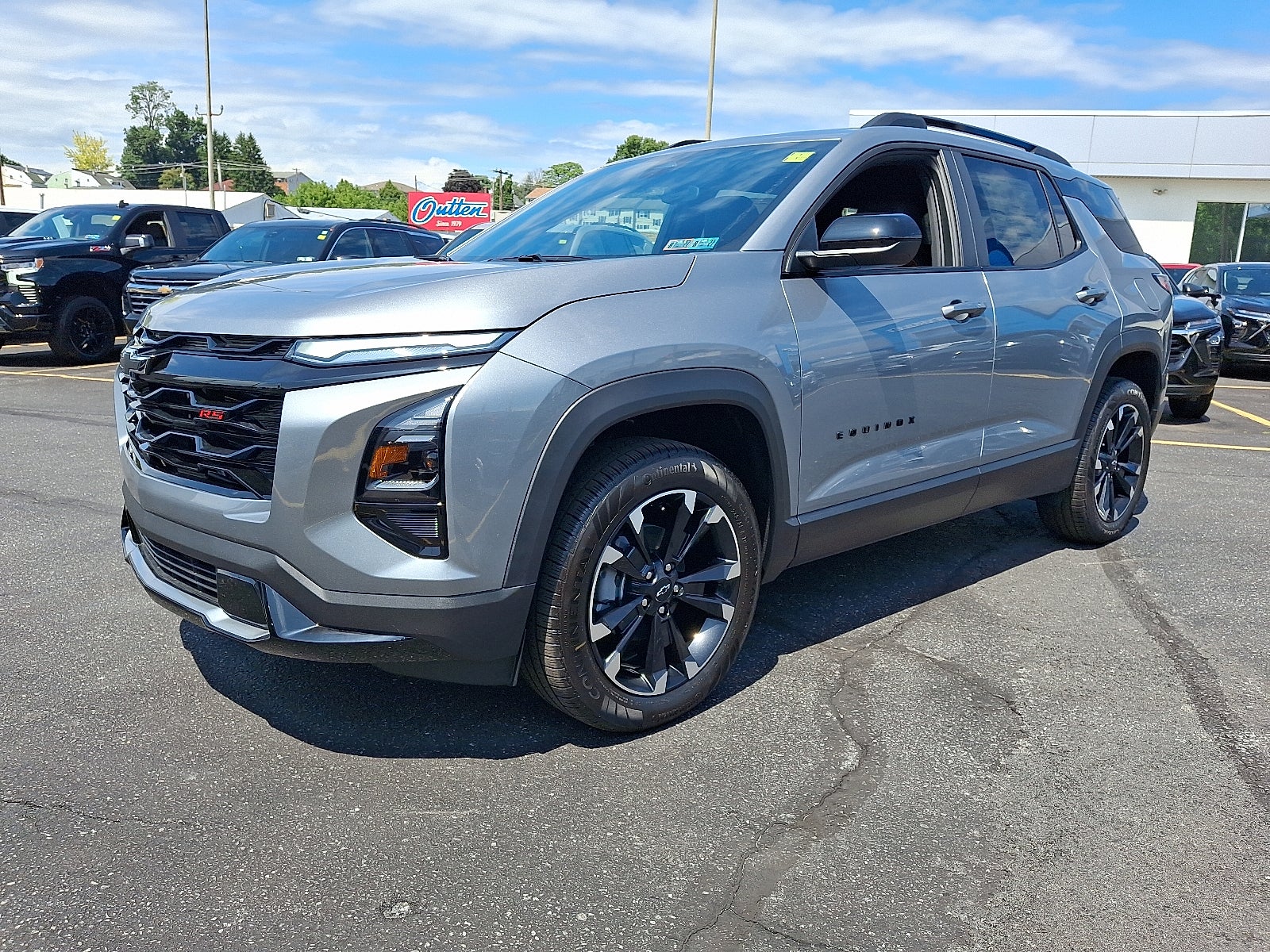 2027 Chevrolet Equinox RS AWD in Sterling Gray Metallic — front three-quarter view