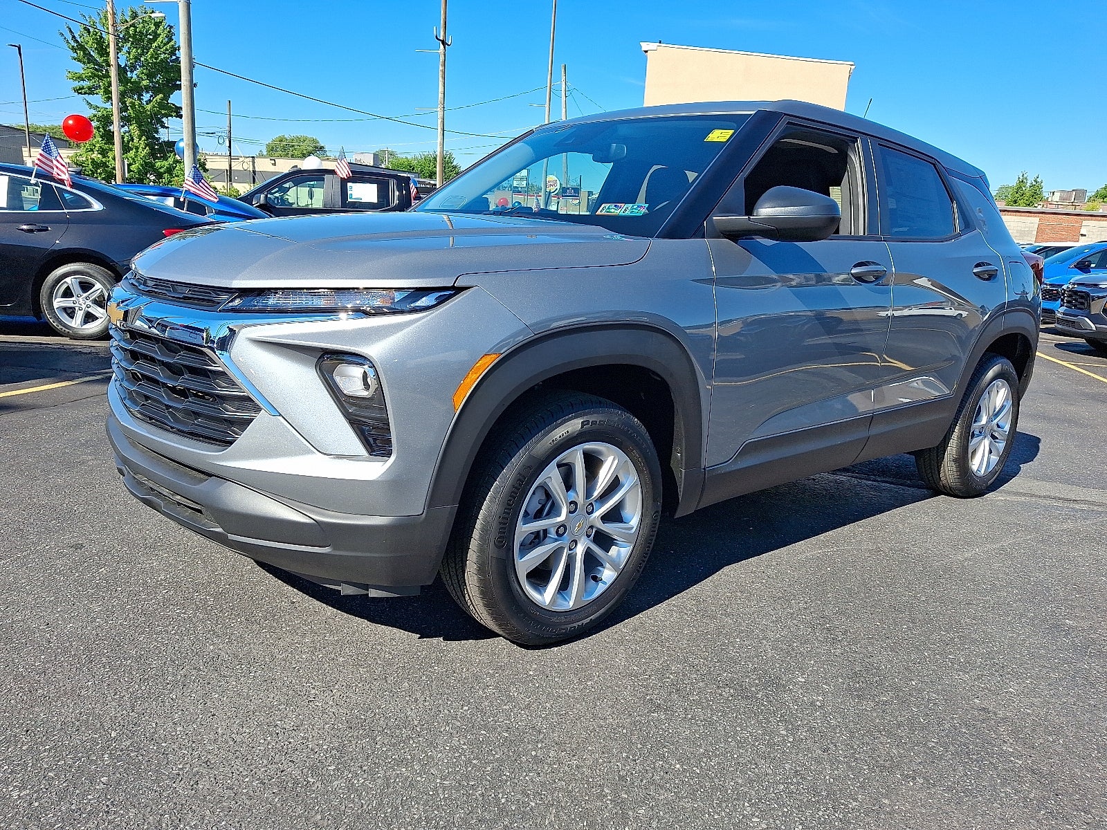 2026 Chevrolet Trailblazer LS AWD in Sterling Gray Metallic — front three-quarter view