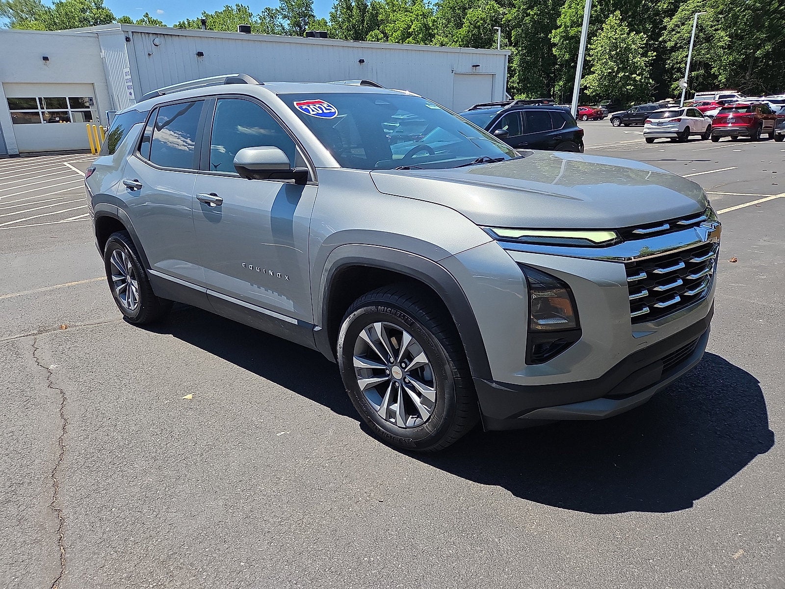 2025 Chevrolet Equinox LT AWD in Sterling Gray Metallic — front three-quarter view