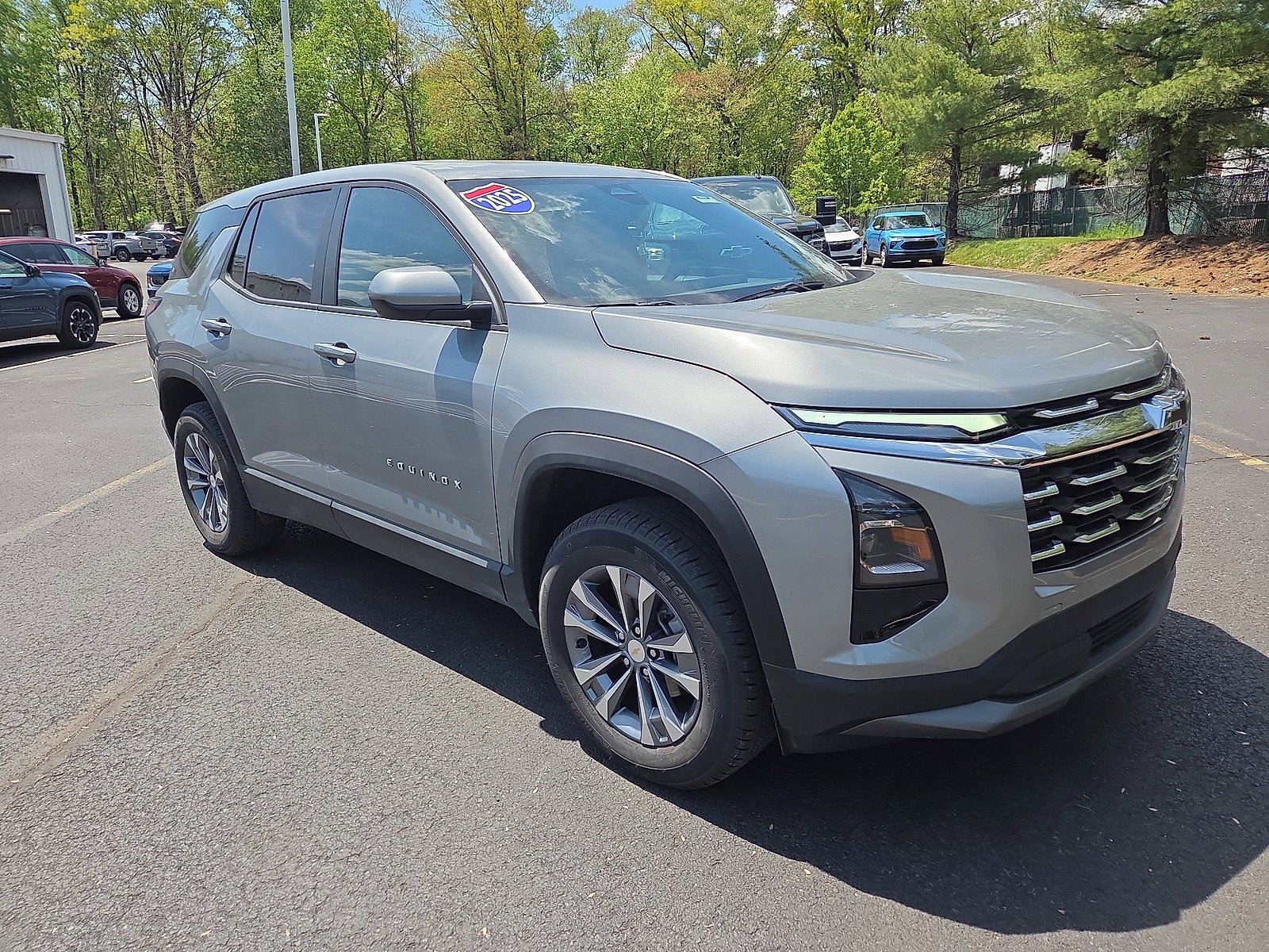 2025 Chevrolet Equinox LT AWD in Sterling Gray Metallic — front three-quarter view