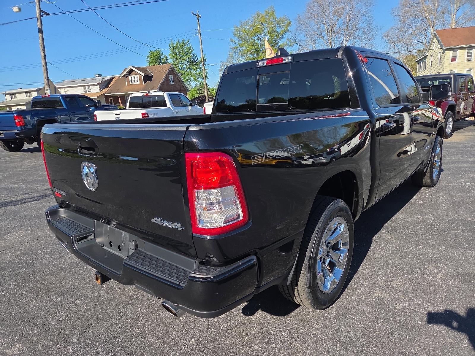 2022 RAM 1500 — rear three-quarter view