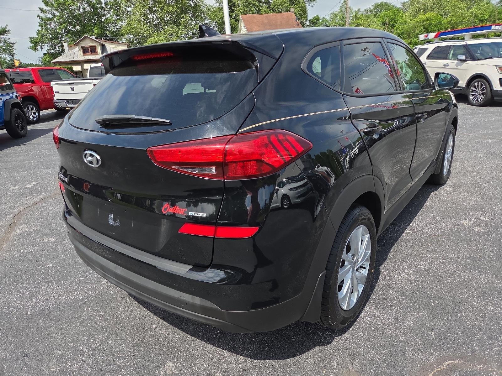 2019 Hyundai TUCSON — rear three-quarter view