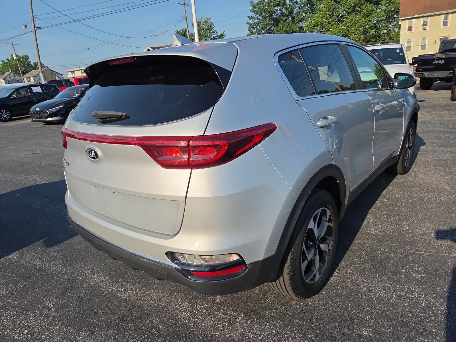 2020 Kia Sportage — rear three-quarter view