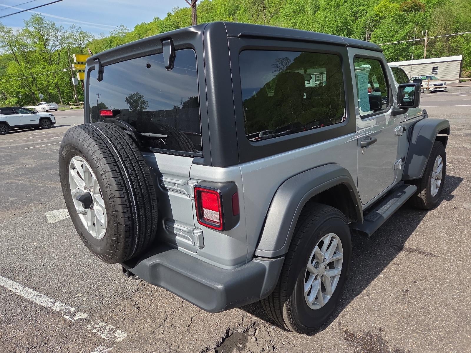2023 Jeep Wrangler — rear three-quarter view