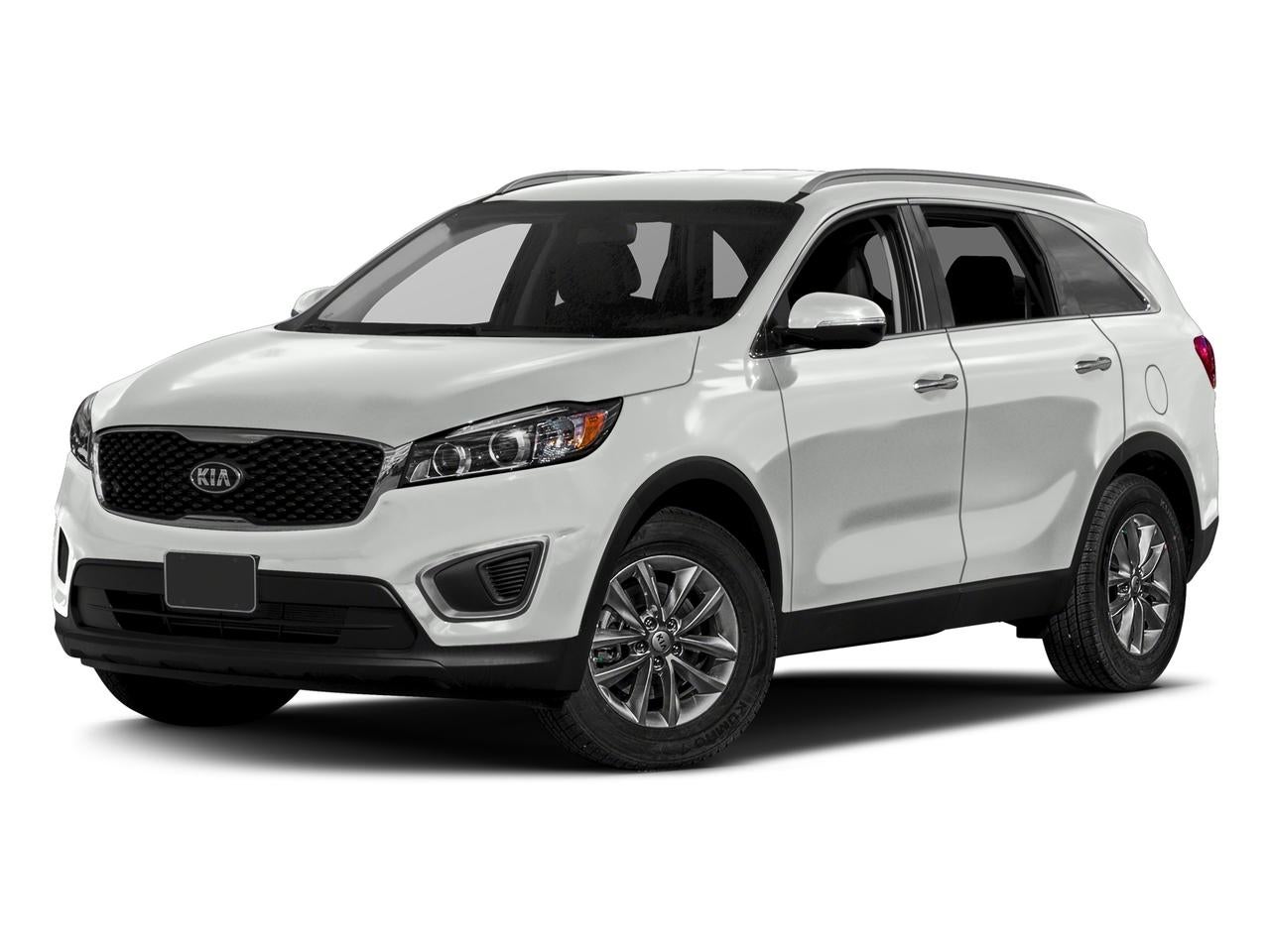 2017 Kia Sorento LX AWD in Titanium Silver — front three-quarter view